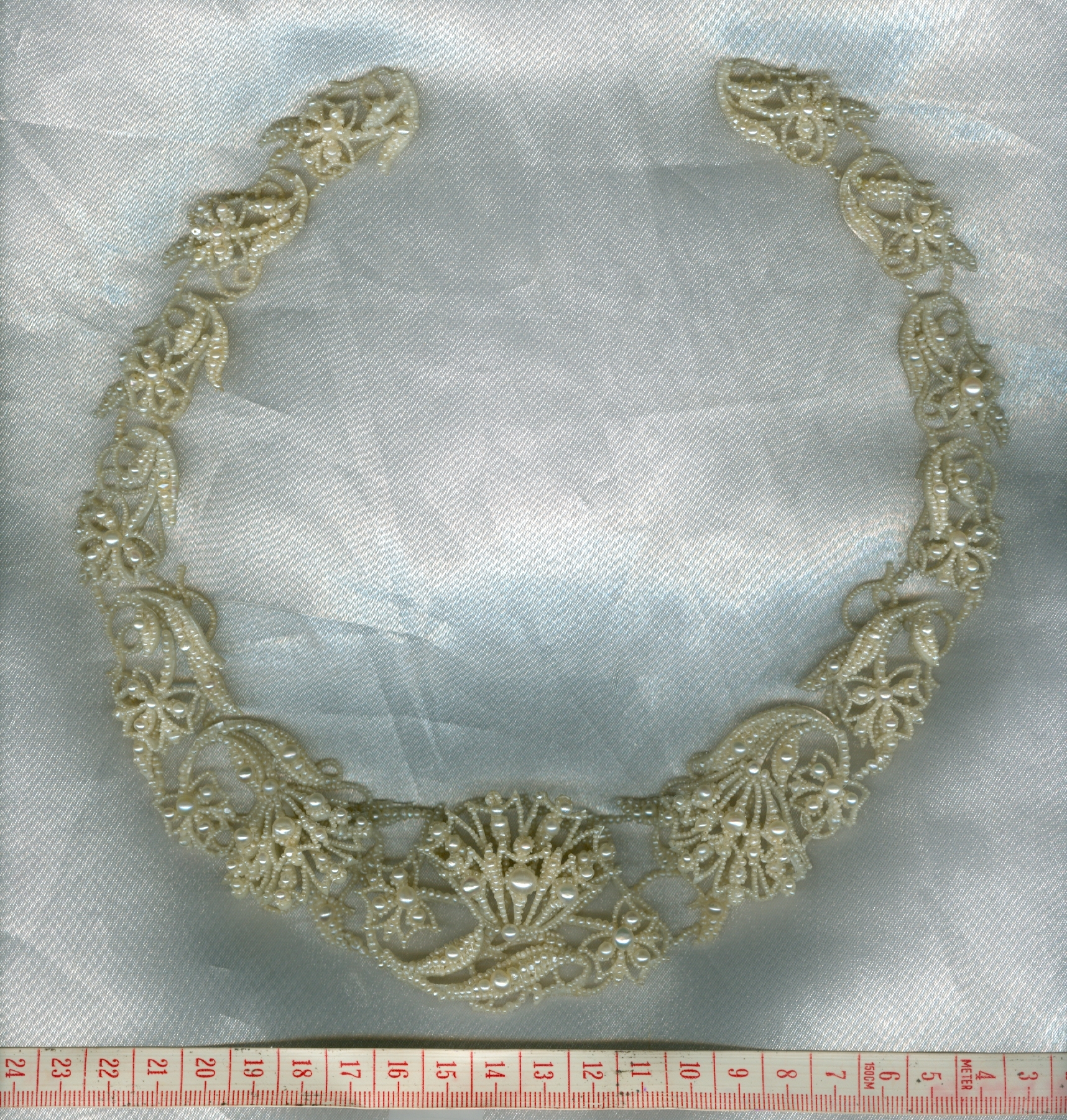 Georgian woven natural seed pearl parure necklace pendant brooches pre Victorian (image 50 of 50)